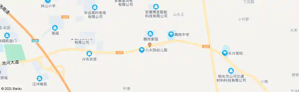 滁州明东办事处_公交站地图_滁州公交_妙搜公交查询2025