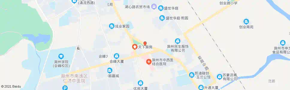 滁州八里小区_公交站地图_滁州公交_妙搜公交查询2025