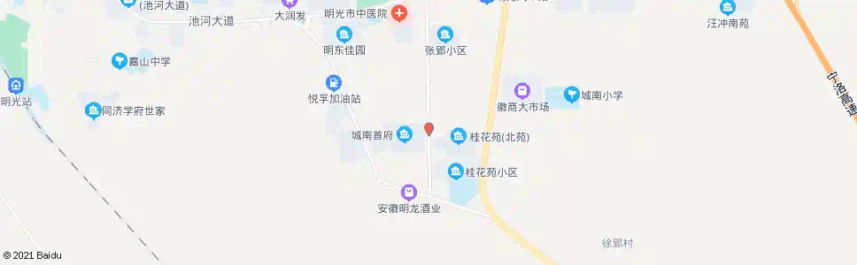 滁州桂花园_公交站地图_滁州公交_妙搜公交查询2025