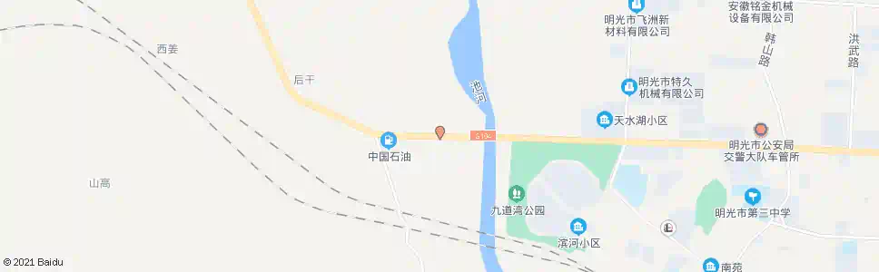 滁州池河大桥西_公交站地图_滁州公交_妙搜公交查询2025