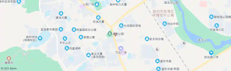 滁州清流换乘中心_公交站地图_滁州公交_妙搜公交查询2025
