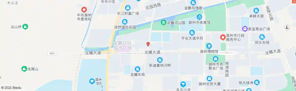 滁州文昌花园_公交站地图_滁州公交_妙搜公交查询2025
