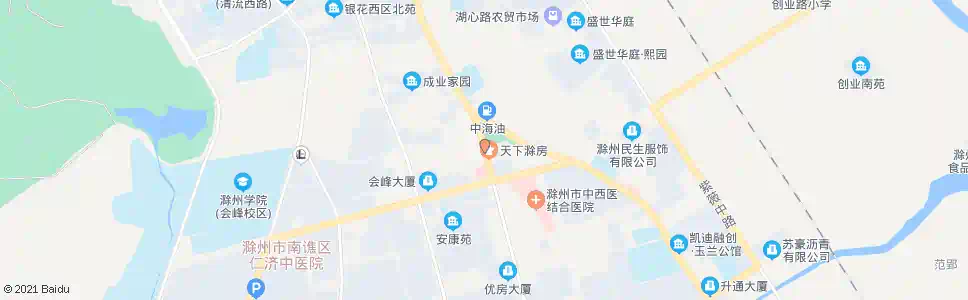 滁州锦绣园_公交站地图_滁州公交_妙搜公交查询2025