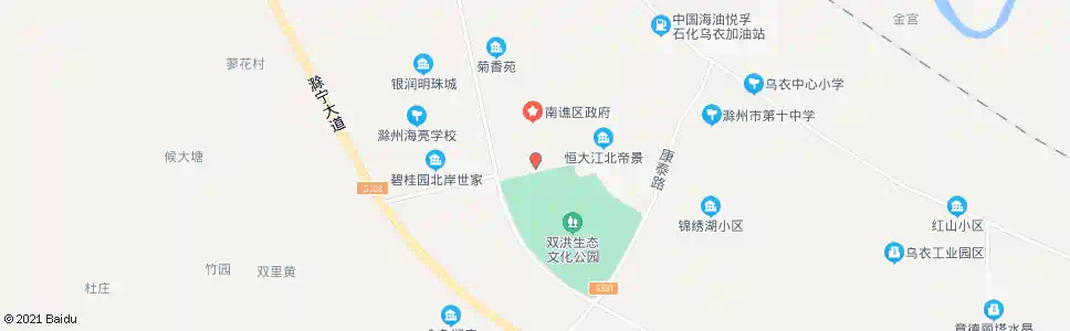 滁州双虹公园_公交站地图_滁州公交_妙搜公交查询2025