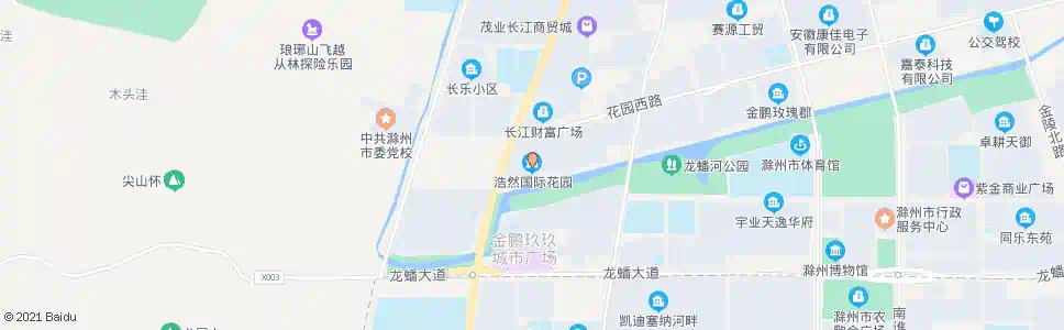 滁州浩然国际花园_公交站地图_滁州公交_妙搜公交查询2025