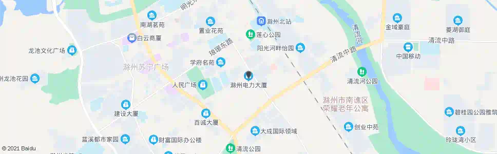 滁州电力大厦_公交站地图_滁州公交_妙搜公交查询2025