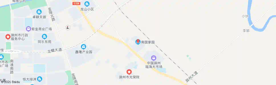 滁州南国家园_公交站地图_滁州公交_妙搜公交查询2025