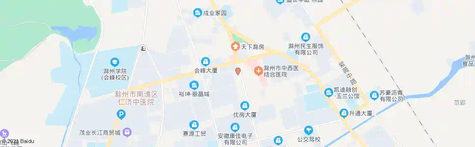 滁州会峰路派出所_公交站地图_滁州公交_妙搜公交查询2025