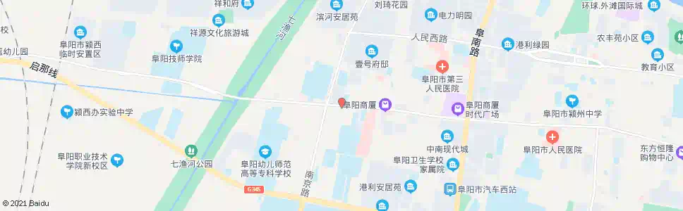 阜阳国营驾校_公交站地图_阜阳公交_妙搜公交查询2025