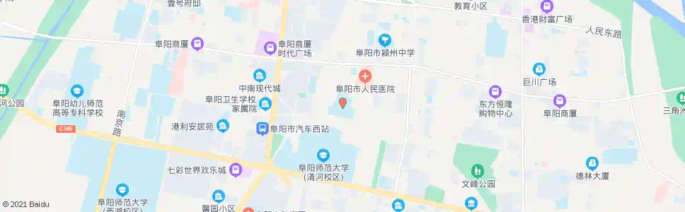 阜阳一职高_公交站地图_阜阳公交_妙搜公交查询2025