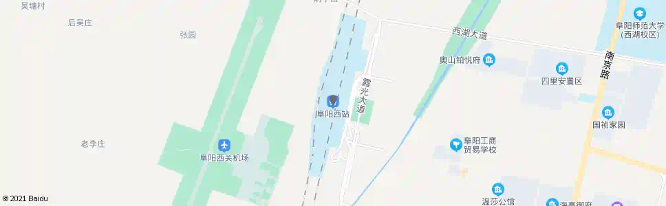 阜阳西湖西_公交站地图_阜阳公交_妙搜公交查询2025