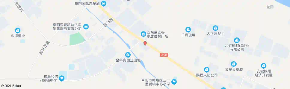 阜阳海利食品_公交站地图_阜阳公交_妙搜公交查询2025