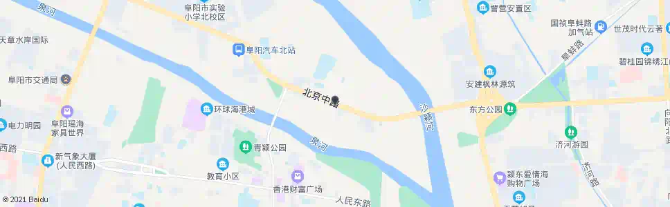 阜阳大桥西_公交站地图_阜阳公交_妙搜公交查询2025
