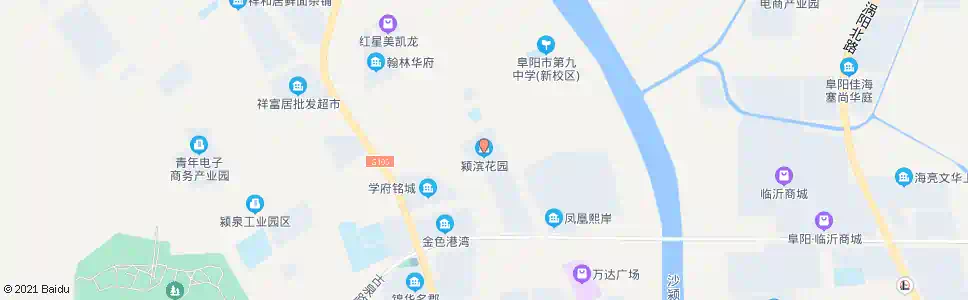 阜阳颍滨小区_公交站地图_阜阳公交_妙搜公交查询2025