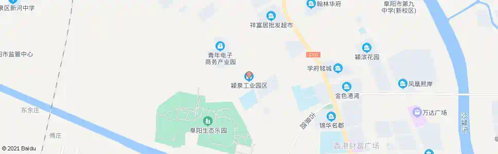 阜阳颍泉工业园_公交站地图_阜阳公交_妙搜公交查询2025