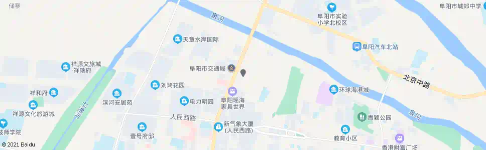 阜阳瑶海大市场_公交站地图_阜阳公交_妙搜公交查询2025