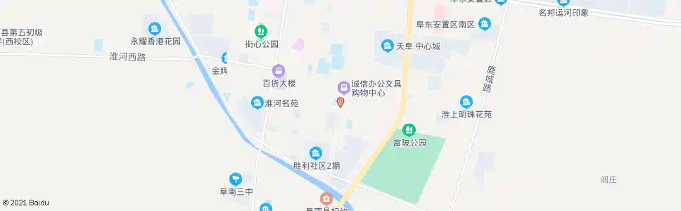 阜阳地税局_公交站地图_阜阳公交_妙搜公交查询2025