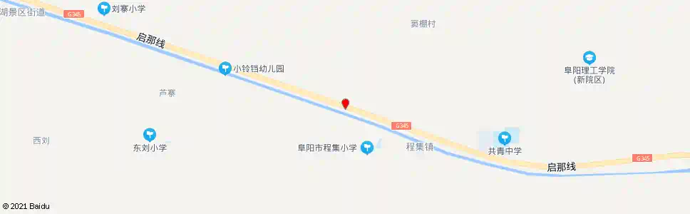 阜阳程集西_公交站地图_阜阳公交_妙搜公交查询2025