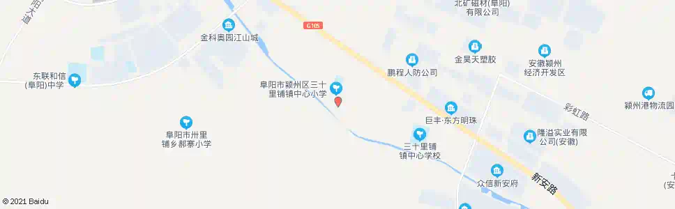 阜阳三十里铺_公交站地图_阜阳公交_妙搜公交查询2025