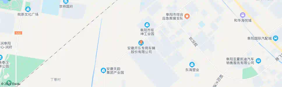 阜阳开乐公司_公交站地图_阜阳公交_妙搜公交查询2025