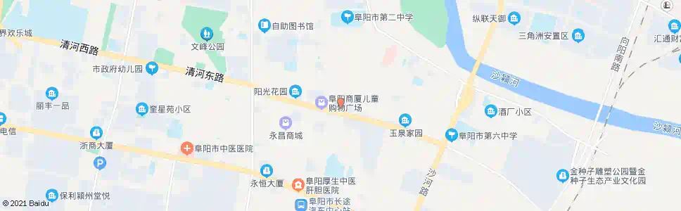 阜阳莲池小学_公交站地图_阜阳公交_妙搜公交查询2025