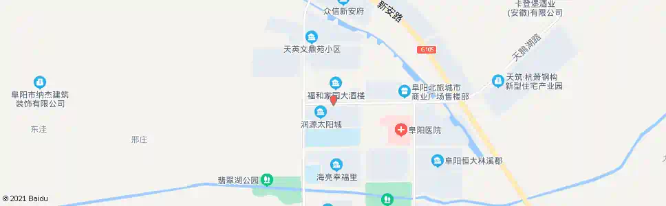 阜阳福和家园_公交站地图_阜阳公交_妙搜公交查询2025