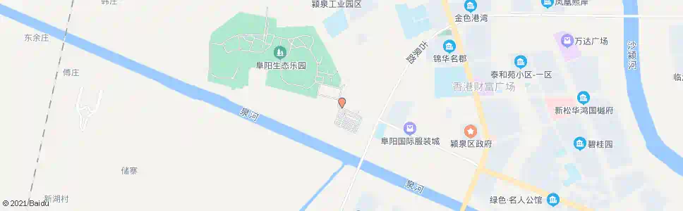 阜阳生态园_公交站地图_阜阳公交_妙搜公交查询2025