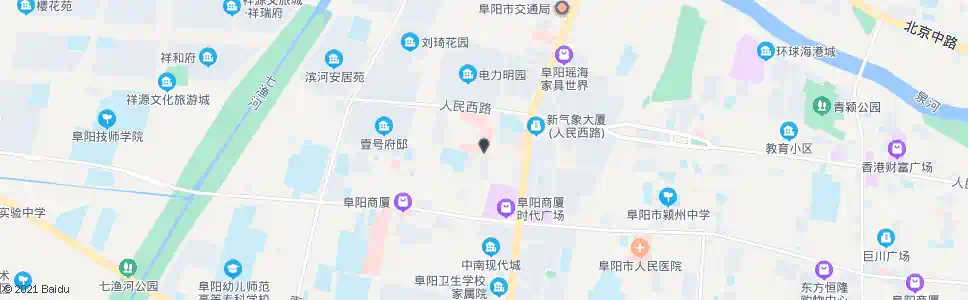 阜阳三中市医院_公交站地图_阜阳公交_妙搜公交查询2025