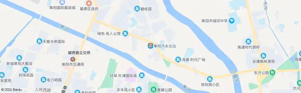 阜阳汽车北站_公交站地图_阜阳公交_妙搜公交查询2025