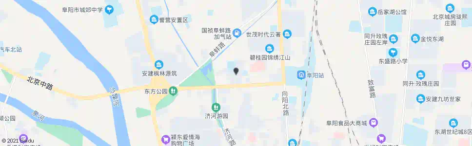阜阳铁路新村_公交站地图_阜阳公交_妙搜公交查询2025