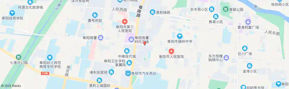 阜阳汇鑫南门_公交站地图_阜阳公交_妙搜公交查询2025