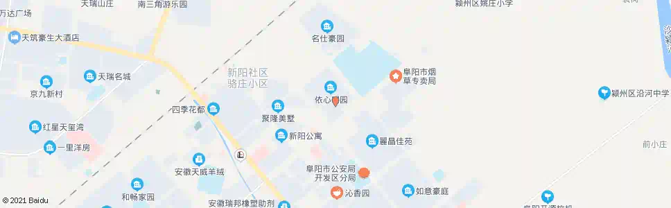 阜阳开发区管委会_公交站地图_阜阳公交_妙搜公交查询2025