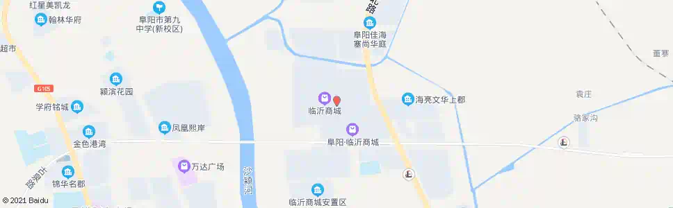 阜阳阜阳临沂商城_公交站地图_阜阳公交_妙搜公交查询2025