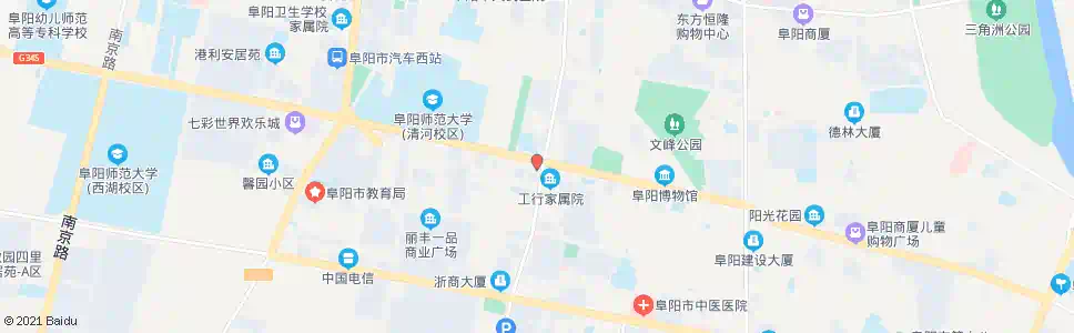阜阳华联大厦_公交站地图_阜阳公交_妙搜公交查询2025