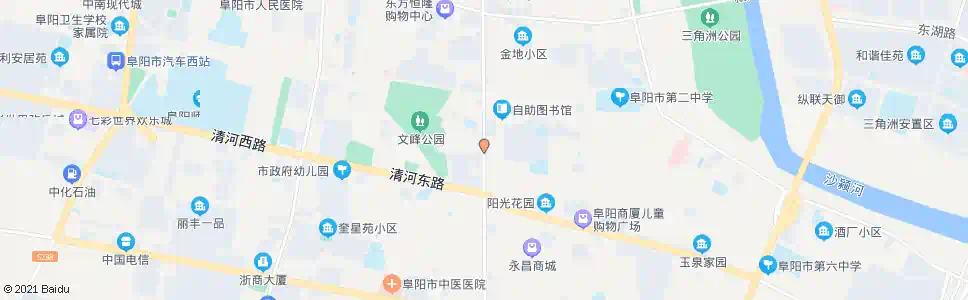 阜阳中石化阜阳公司(美康体检)_公交站地图_阜阳公交_妙搜公交查询2025