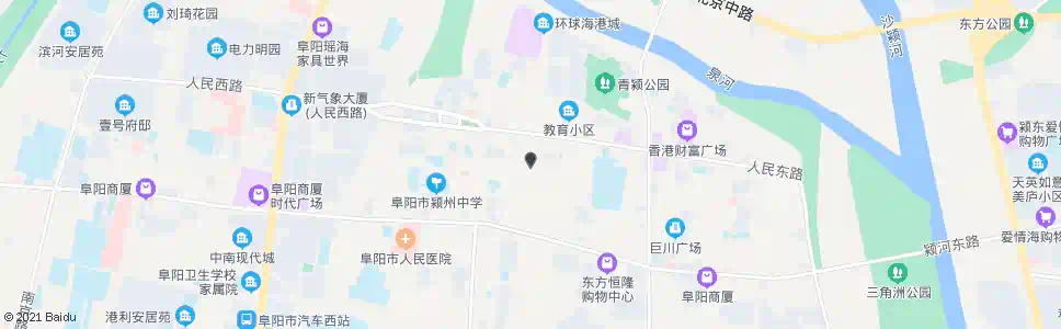 阜阳温州街国立商城_公交站地图_阜阳公交_妙搜公交查询2025