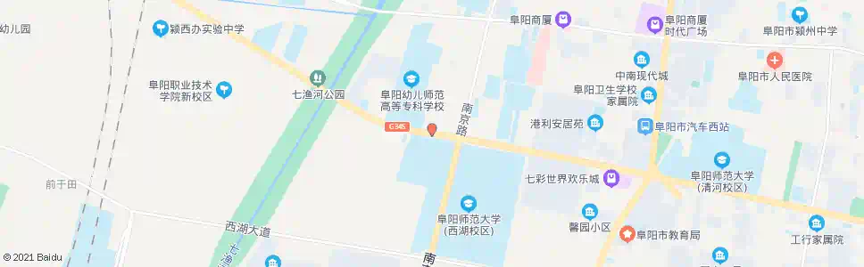 阜阳市体育场(东)_公交站地图_阜阳公交_妙搜公交查询2025