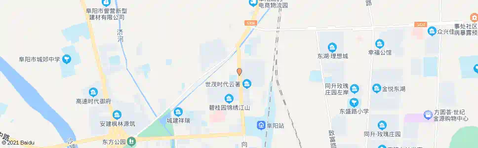 阜阳十六中_公交站地图_阜阳公交_妙搜公交查询2025