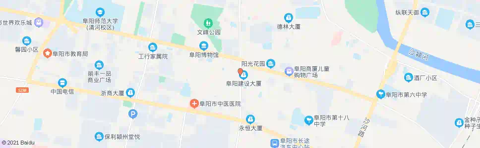 阜阳建委大厦和家乐_公交站地图_阜阳公交_妙搜公交查询2025