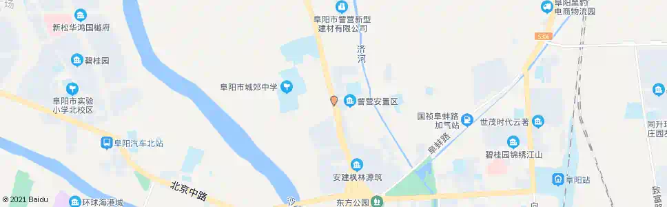 阜阳訾营大市场_公交站地图_阜阳公交_妙搜公交查询2025