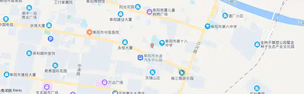 阜阳颍南小学_公交站地图_阜阳公交_妙搜公交查询2025