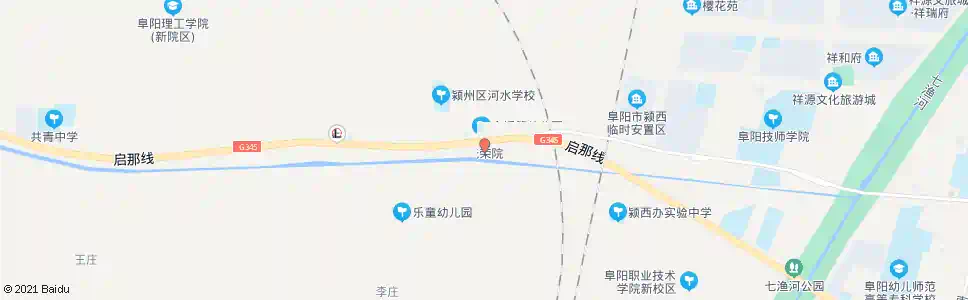阜阳汉丰度假村_公交站地图_阜阳公交_妙搜公交查询2025