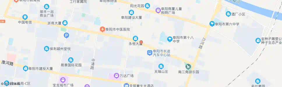 阜阳创伤医院_公交站地图_阜阳公交_妙搜公交查询2025