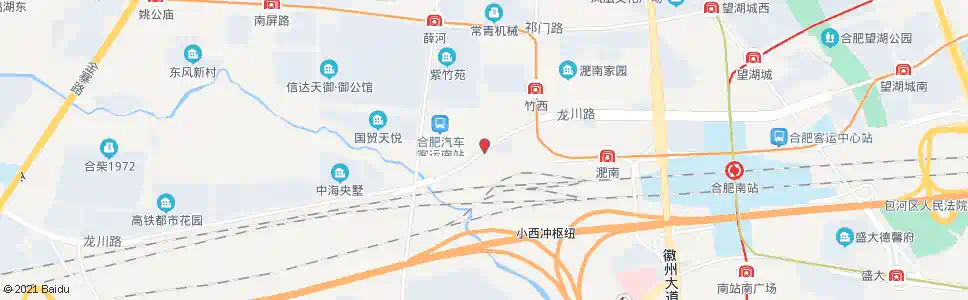 合肥竹西墩_公交站地图_合肥公交_妙搜公交查询2025