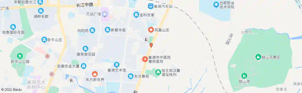 合肥长江路口(世纪大道长江路口)_公交站地图_合肥公交_妙搜公交查询2025