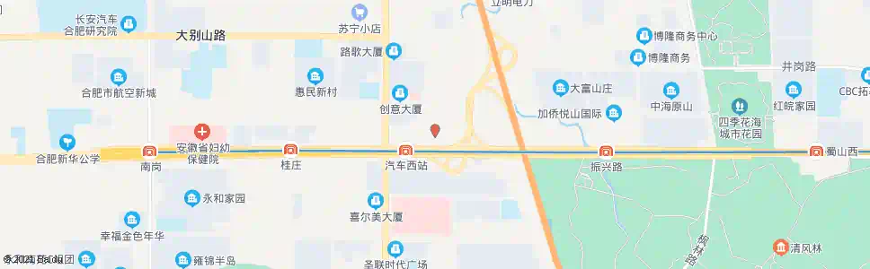 合肥汽车客运西站_公交站地图_合肥公交_妙搜公交查询2025