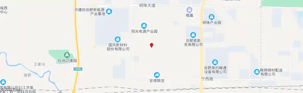 合肥安得物流园_公交站地图_合肥公交_妙搜公交查询2025