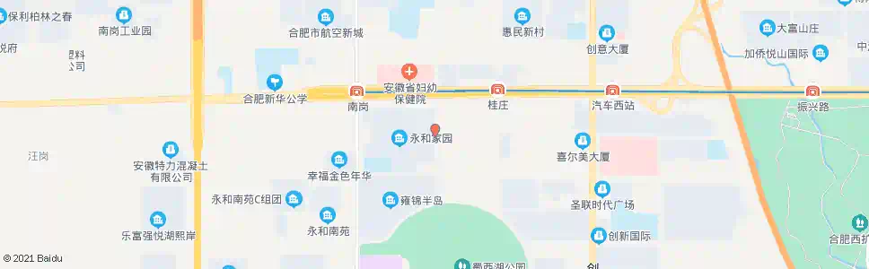 合肥永和家园东门_公交站地图_合肥公交_妙搜公交查询2025