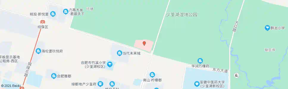 合肥东方社区_公交站地图_合肥公交_妙搜公交查询2025