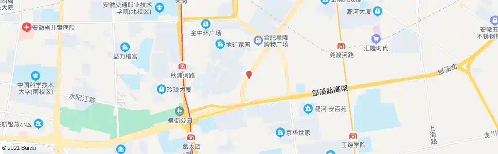 合肥东二环路站_公交站地图_合肥公交_妙搜公交查询2025